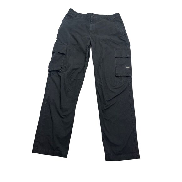 ALO Yoga Cargo Ripstop Trousers in Black